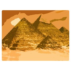 Pyramids Egypt Pyramid Desert Sand Two Sides Premium Plush Fleece Blanket (extra Small) by Proyonanggan