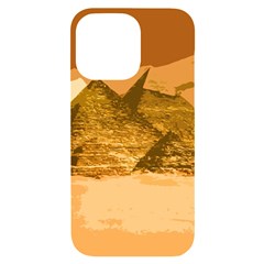 Pyramids Egypt Pyramid Desert Sand Iphone 14 Pro Max Black Uv Print Case by Proyonanggan