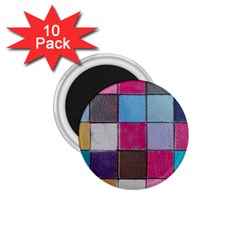 Tile, Colorful, Squares, Texture 1 75  Magnets (10 Pack)  by nateshop