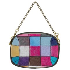 Tile, Colorful, Squares, Texture Chain Purse (two Sides) by nateshop