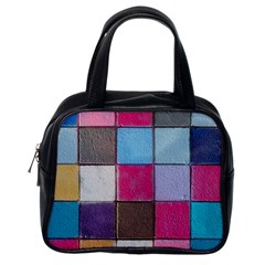 Tile, Colorful, Squares, Texture Classic Handbag (one Side) by nateshop