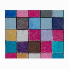 Tile, Colorful, Squares, Texture Small Glasses Cloth (2 Sides)