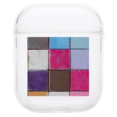 Tile, Colorful, Squares, Texture Soft Tpu Airpods 1/2 Case by nateshop