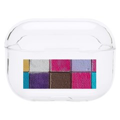 Tile, Colorful, Squares, Texture Hard Pc Airpods Pro Case by nateshop