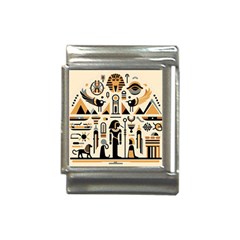 Egypt Pyramids Nature Desert Italian Charm (13mm) by Proyonanggan