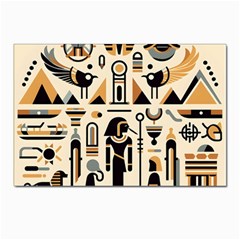 Egypt Pyramids Nature Desert Postcard 4 x 6  (pkg Of 10) by Proyonanggan