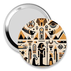 Egypt Pyramids Nature Desert 3  Handbag Mirrors by Proyonanggan