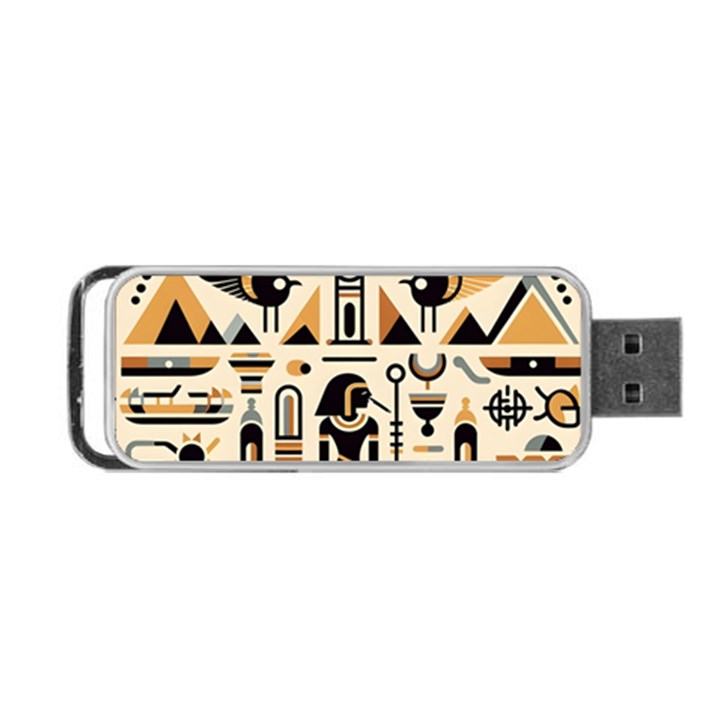 Egypt Pyramids Nature Desert Portable USB Flash (Two Sides)