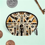 Egypt Pyramids Nature Desert Accessory Pouch (Small) Front