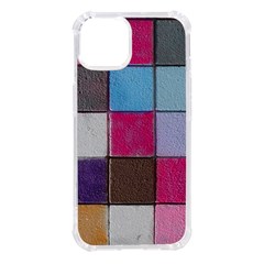 Tile, Colorful, Squares, Texture Iphone 14 Tpu Uv Print Case by nateshop