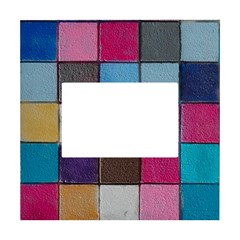 Tile, Colorful, Squares, Texture White Box Photo Frame 4  X 6  by nateshop