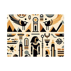 Egypt Pyramids Nature Desert Premium Plush Fleece Blanket (mini) by Proyonanggan