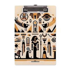 Egypt Pyramids Nature Desert A5 Acrylic Clipboard by Proyonanggan