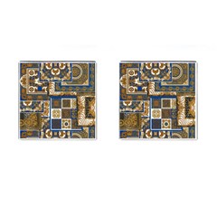 Decoupage Cufflinks (square) by nateshop