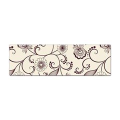 Violet Vintage Background, Floral Ornaments, Floral Patterns Sticker Bumper (100 Pack) by nateshop