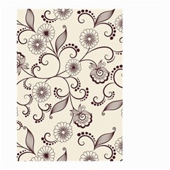 Violet Vintage Background, Floral Ornaments, Floral Patterns Small Garden Flag (two Sides) by nateshop