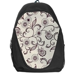 Violet Vintage Background, Floral Ornaments, Floral Patterns Backpack Bag by nateshop