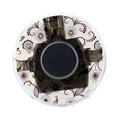 Violet Vintage Background, Floral Ornaments, Floral Patterns On-the-go Memory Card Reader by nateshop