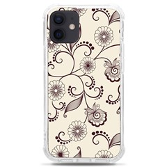 Violet Vintage Background, Floral Ornaments, Floral Patterns Iphone 12 Mini Tpu Uv Print Case	 by nateshop