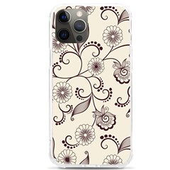 Violet Vintage Background, Floral Ornaments, Floral Patterns Iphone 12 Pro Max Tpu Uv Print Case by nateshop