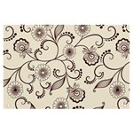 Violet Vintage Background, Floral Ornaments, Floral Patterns Banner and Sign 6  x 4  Front