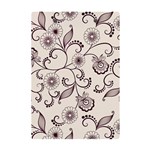 Violet Vintage Background, Floral Ornaments, Floral Patterns A5 Acrylic Clipboard Back