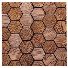 Wooden Triangles Texture, Wooden ,texture, Wooden Wooden Puzzle Square by nateshop