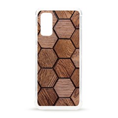 Wooden Triangles Texture, Wooden ,texture, Wooden Samsung Galaxy S20 6 2 Inch Tpu Uv Case by nateshop