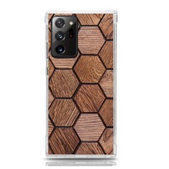 Wooden Triangles Texture, Wooden ,texture, Wooden Samsung Galaxy Note 20 Ultra Tpu Uv Case by nateshop