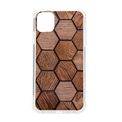 Wooden Triangles Texture, Wooden ,texture, Wooden Iphone 11 Tpu Uv Print Case by nateshop