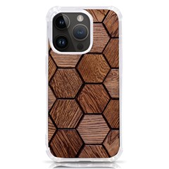 Wooden Triangles Texture, Wooden ,texture, Wooden Iphone 14 Pro Tpu Uv Print Case by nateshop