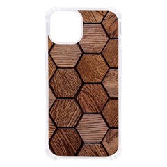 Wooden Triangles Texture, Wooden ,texture, Wooden Iphone 13 Tpu Uv Print Case by nateshop