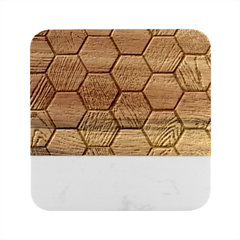 Wooden Triangles Texture, Wooden ,texture, Wooden Marble Wood Coaster (square) by nateshop