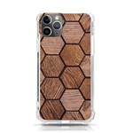 Wooden Triangles Texture, Wooden ,texture, Wooden iPhone 11 Pro 5.8 Inch TPU UV Print Case Front