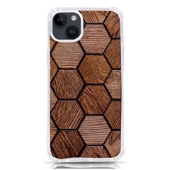 Wooden Triangles Texture, Wooden ,texture, Wooden Iphone 14 Plus Tpu Uv Print Case by nateshop