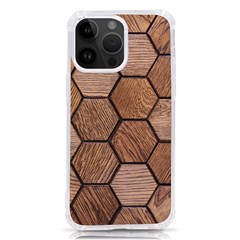 Wooden Triangles Texture, Wooden ,texture, Wooden Iphone 14 Pro Max Tpu Uv Print Case by nateshop