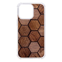 Wooden Triangles Texture, Wooden ,texture, Wooden Iphone 13 Pro Tpu Uv Print Case by nateshop