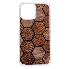 Wooden Triangles Texture, Wooden ,texture, Wooden Iphone 13 Pro Max Tpu Uv Print Case by nateshop