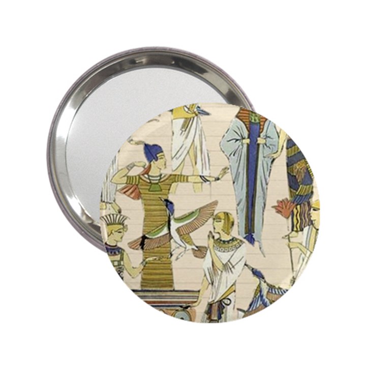 Egyptian Paper Woman Dress Design 2.25  Handbag Mirrors