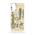 Egyptian Paper Woman Dress Design Samsung Galaxy S20 6.2 Inch TPU UV Case Front