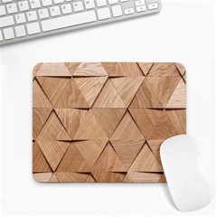 Wooden Triangles Texture, Wooden Wooden Small Mousepad by nateshop