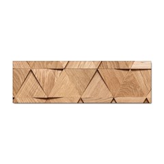 Wooden Triangles Texture, Wooden Wooden Sticker Bumper (100 Pack) by nateshop