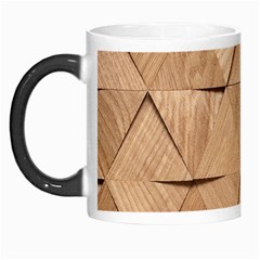 Wooden Triangles Texture, Wooden Wooden Morph Mug by nateshop