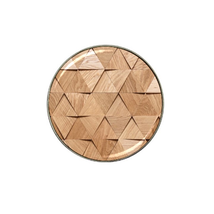 Wooden Triangles Texture, Wooden Wooden Hat Clip Ball Marker (10 pack)