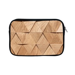 Wooden Triangles Texture, Wooden Wooden Apple Ipad Mini Zipper Cases by nateshop