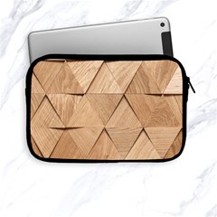 Wooden Triangles Texture, Wooden Wooden Apple Ipad Mini Zipper Cases by nateshop