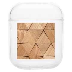 Wooden Triangles Texture, Wooden Wooden Soft Tpu Airpods 1/2 Case