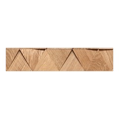 Wooden Triangles Texture, Wooden Wooden Velvet Scrunchie by nateshop