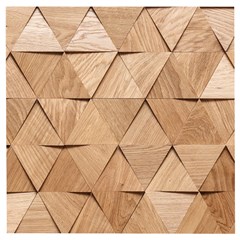 Wooden Triangles Texture, Wooden Wooden Wooden Puzzle Square by nateshop