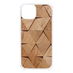 Wooden Triangles Texture, Wooden Wooden Iphone 13 Tpu Uv Print Case by nateshop